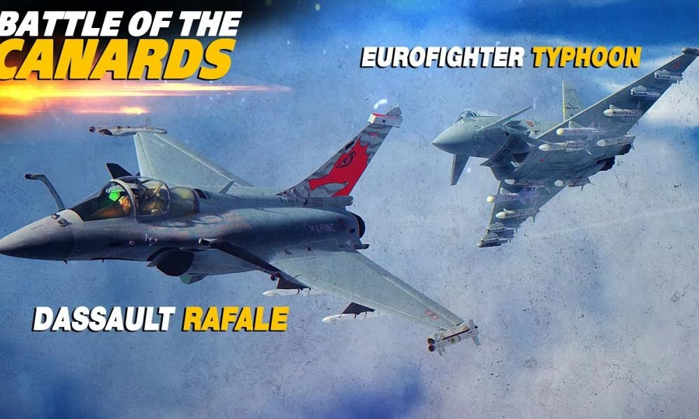 Αερομαχία Dassault Rafale εναντίον Eurofighter Typhoon - Ψηφιακός Προσομοιωτής Μάχης (βίντεο)